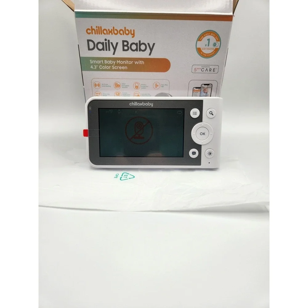 Chillaxbaby Daily Baby Smart Baby Monitor 4.3 Inch Color Screen WiFi‎